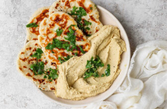 High-Protein Homemade Garlic Naan –...